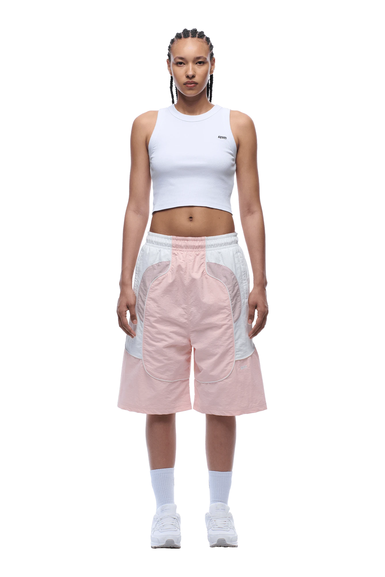 BAGGY WARM UP SHORTS PINK(Baggy Warm Up Track Shorts Pink) 7 BAGGY WARM UP SHORTS PINK(Baggy Warm Up Track Shorts Pink) - Image 5