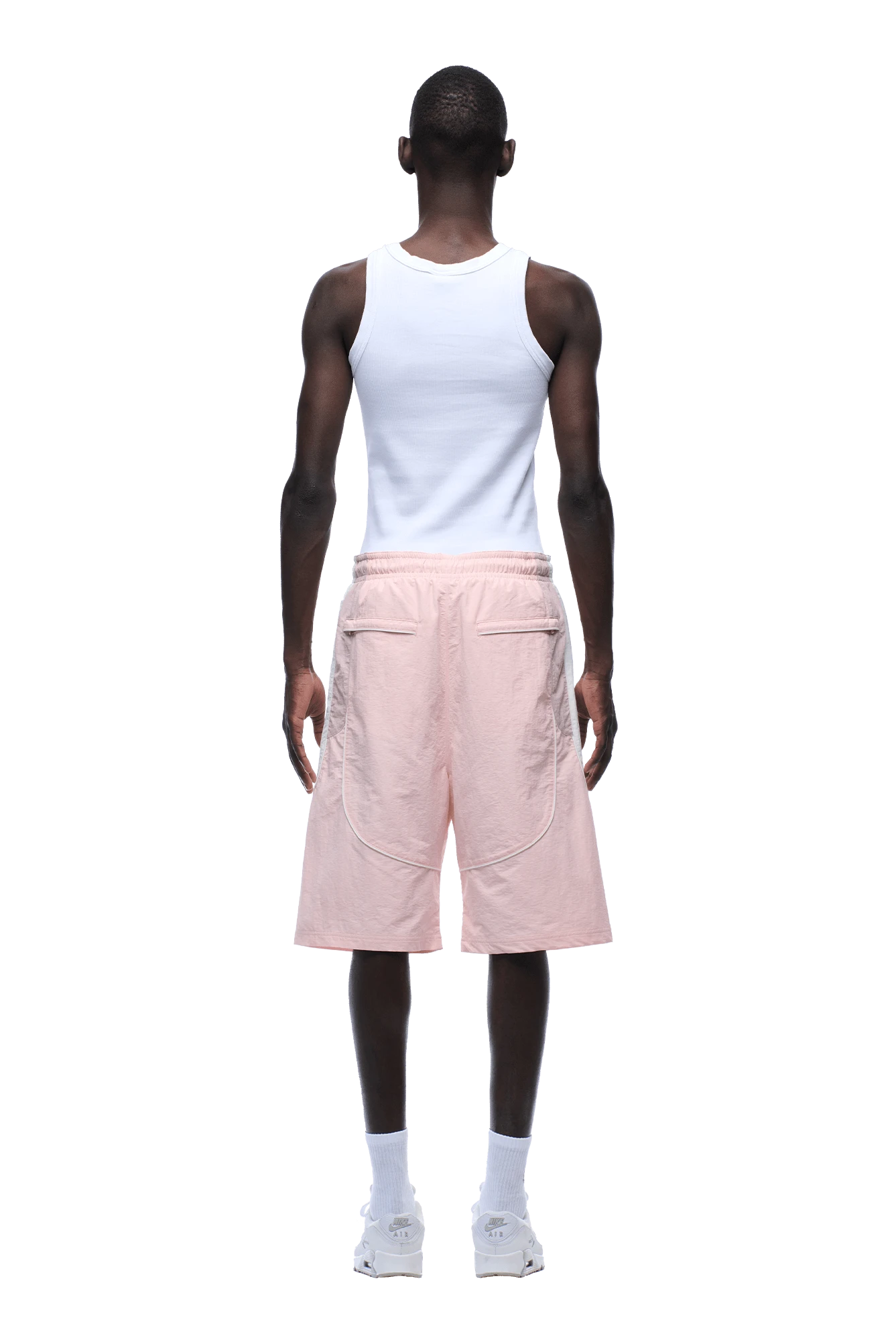 BAGGY WARM UP SHORTS PINK(Baggy Warm Up Track Shorts Pink) 6 BAGGY WARM UP SHORTS PINK(Baggy Warm Up Track Shorts Pink) - Image 4