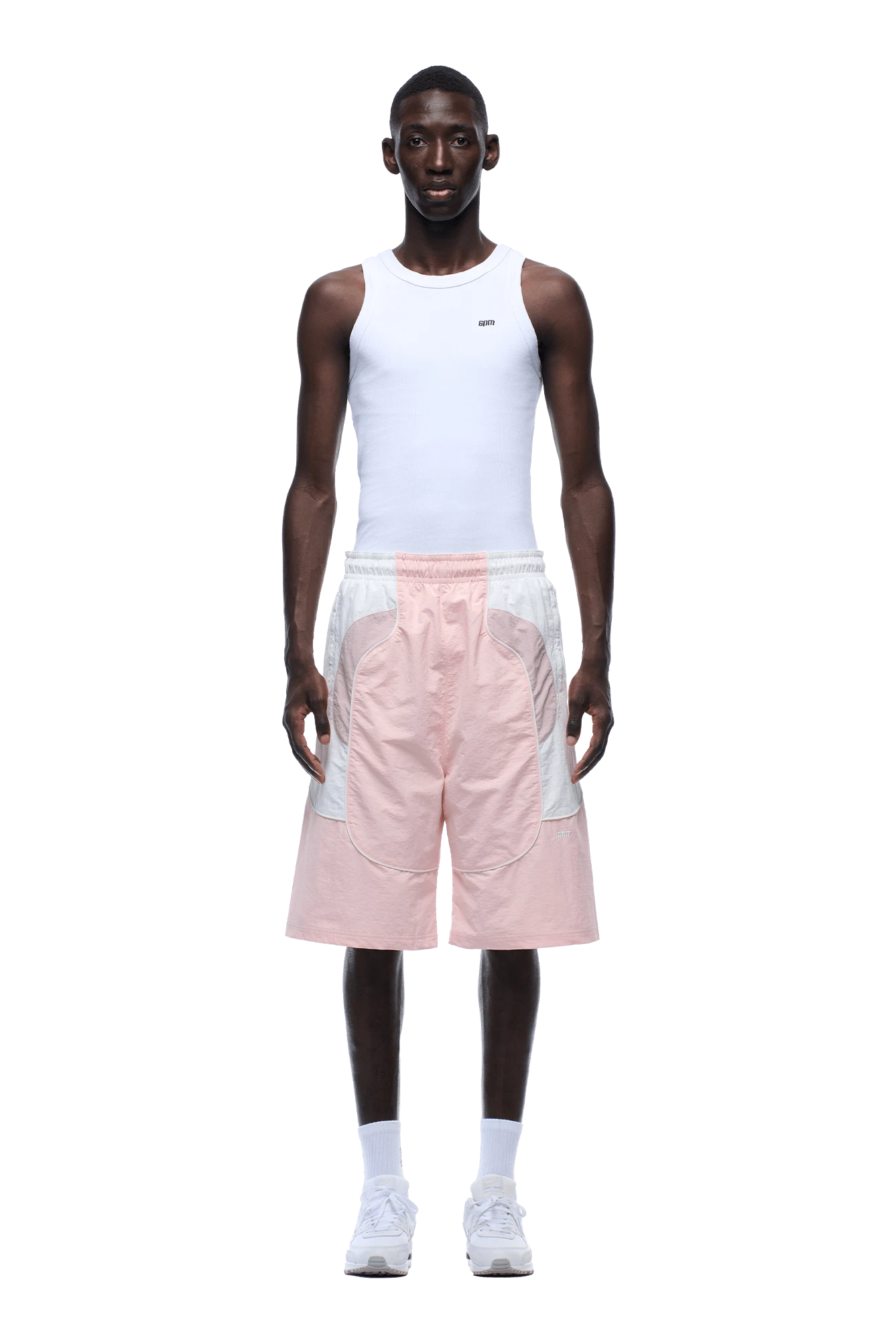 BAGGY WARM UP SHORTS PINK(Baggy Warm Up Track Shorts Pink) 4 BAGGY WARM UP SHORTS PINK(Baggy Warm Up Track Shorts Pink) - Image 2