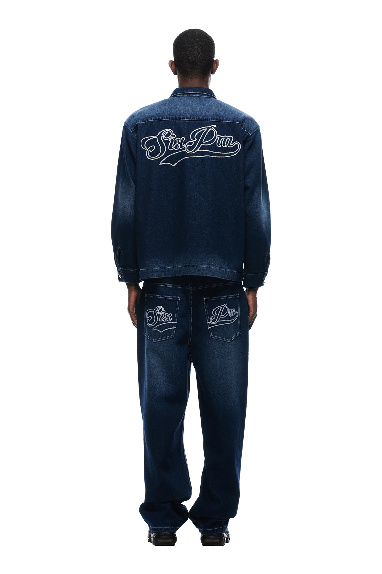 SCRIPT LOGO DENIM JACKET DARK BLUE(Script Logo Denim Jacket Dark Blue) 6 SCRIPT LOGO DENIM JACKET DARK BLUE(Script Logo Denim Jacket Dark Blue) - Image 4