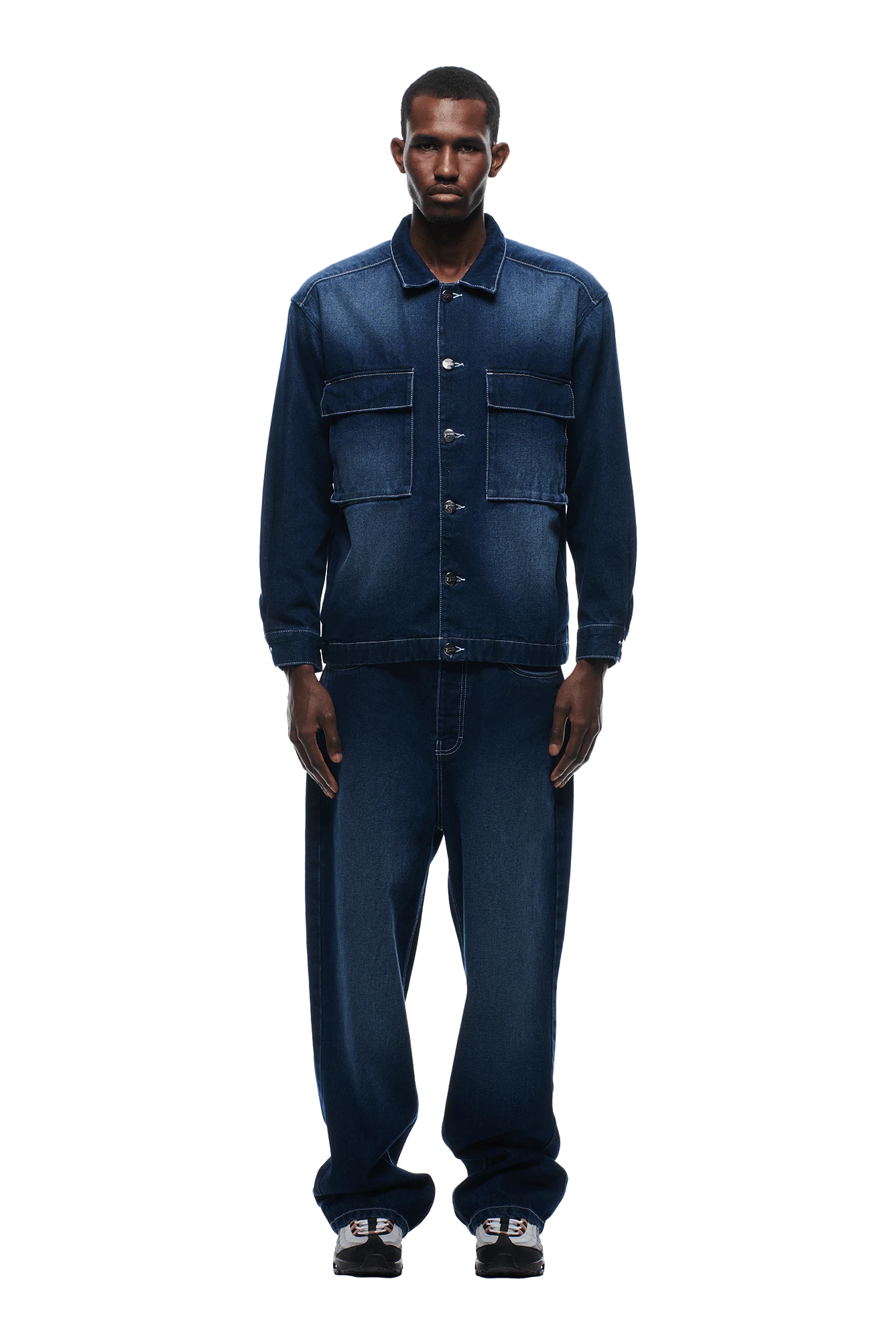 SCRIPT LOGO DENIM JACKET DARK BLUE(Script Logo Denim Jacket Dark Blue) 4 SCRIPT LOGO DENIM JACKET DARK BLUE(Script Logo Denim Jacket Dark Blue) - Image 2