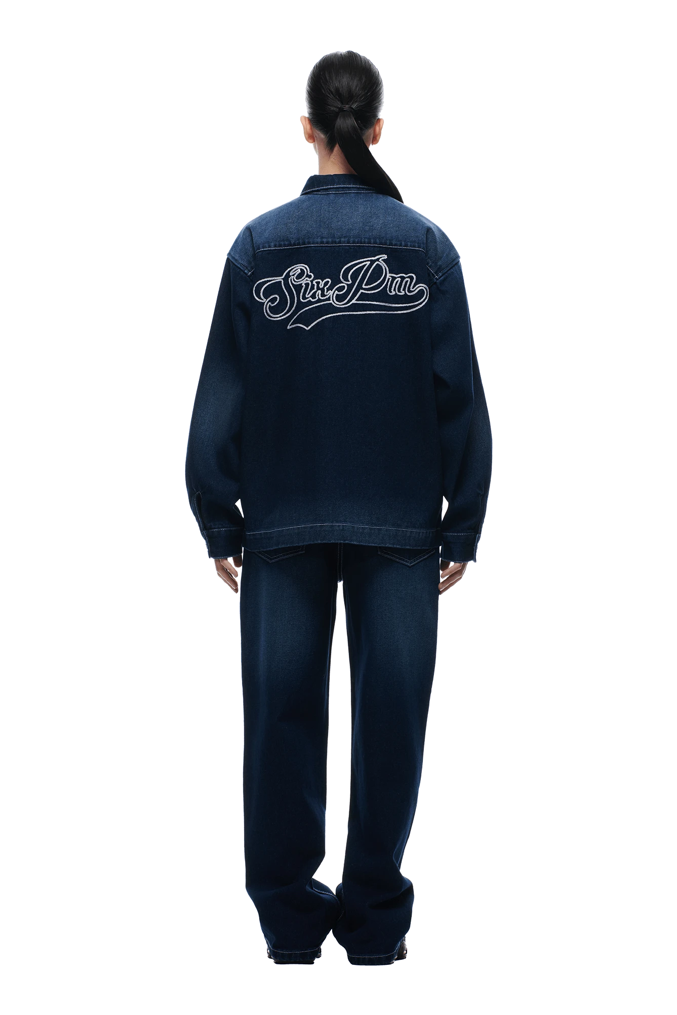 SCRIPT LOGO DENIM JACKET DARK BLUE(Script Logo Denim Jacket Dark Blue) 10 SCRIPT LOGO DENIM JACKET DARK BLUE(Script Logo Denim Jacket Dark Blue) - Image 8