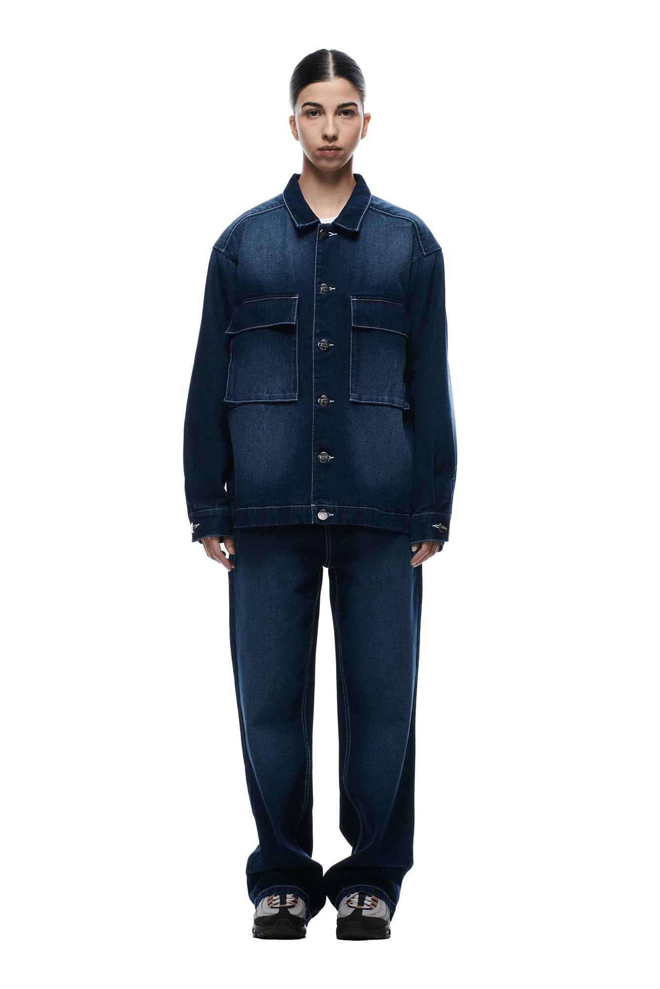 SCRIPT LOGO DENIM JACKET DARK BLUE(Script Logo Denim Jacket Dark Blue) 8 SCRIPT LOGO DENIM JACKET DARK BLUE(Script Logo Denim Jacket Dark Blue) - Image 6