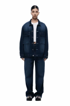 SCRIPT LOGO DENIM JACKET DARK BLUE(Script Logo Denim Jacket Dark Blue) 14 SCRIPT LOGO DENIM JACKET DARK BLUE(Script Logo Denim Jacket Dark Blue) -6PM Store 2005x1337 0058 240425 6PM ECOM LOOK 8 0517 min