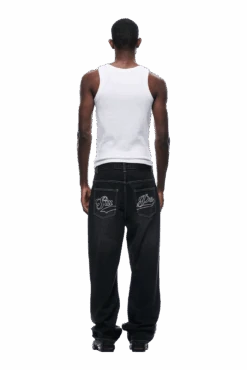 SCRIPT LOGO DENIM WASHED BLACK(Script Logo Denim Washed Black) -6PM Store 2005x1337 0076 240425 6PM ECOM LOOK 5 0378 min