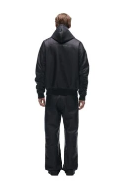 CRINKLE ZIP JACKET BLACK(Crinkle Zip Hoodie Black) -6PM Store 202221012 6PM ECOM AW221933