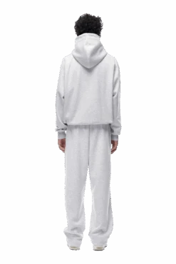 HOODIE LIGHT GREY(23n05 1100 201 Hlogo) -6PM Store 20231003 6PM NOS AW23 LOOK 03 205 min