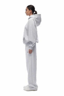 HOODIE LIGHT GREY(23n05 1100 201 Hlogo) -6PM Store 20231003 6PM NOS AW23 LOOK 27 833 min