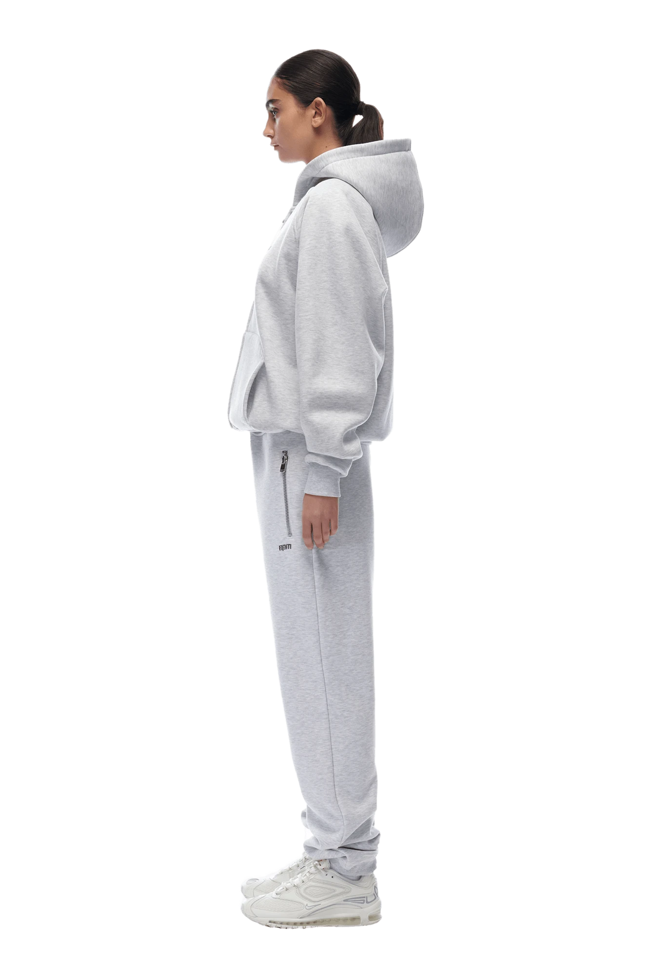 ZIP HOODIE LIGHT GREY(23n05 1110 201 Zhlog) 8 ZIP HOODIE LIGHT GREY(23n05 1110 201 Zhlog) - Image 6