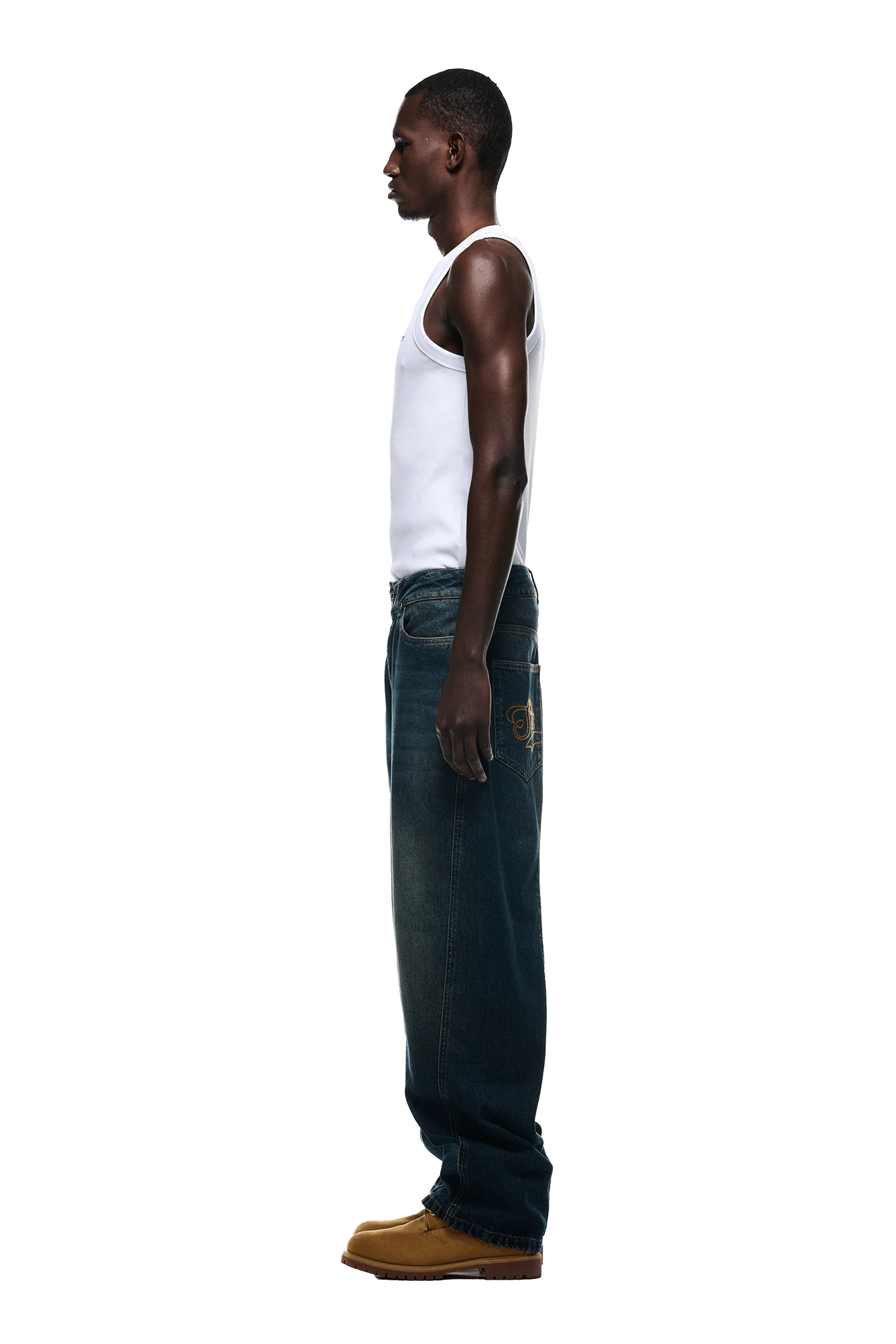 XTRA WIDE DENIM DARK BLUE(Xtra Wide Denim Dark Blue) 5 XTRA WIDE DENIM DARK BLUE(Xtra Wide Denim Dark Blue) - Image 3