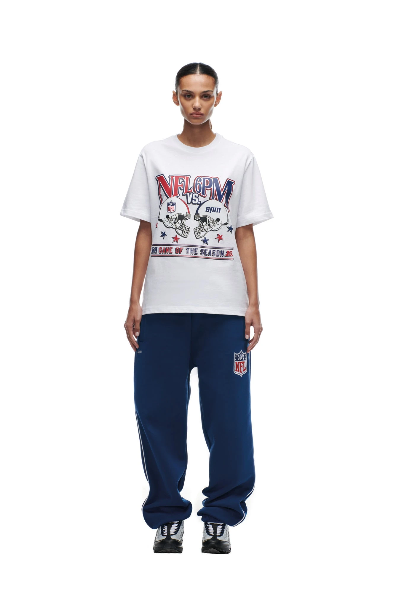 NFL VS 6PM T-SHIRT WHITE(Nfl Vs 6pm T Shirt White) 6 NFL VS 6PM T-SHIRT WHITE(Nfl Vs 6pm T Shirt White) - Image 4