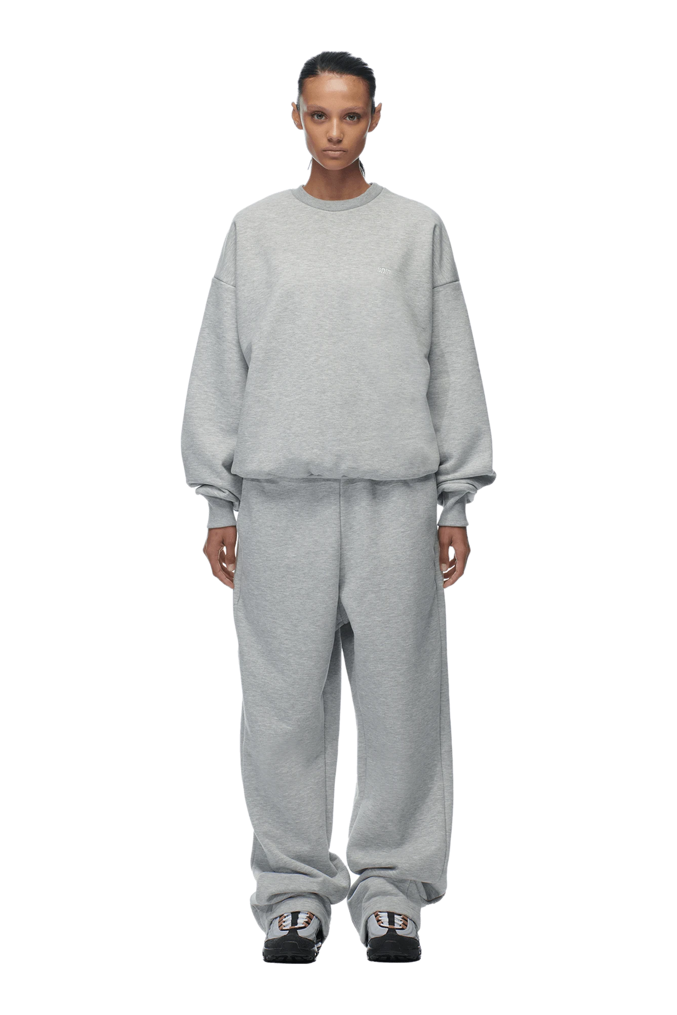 CREWNECK GREY MELANGE(Crewneck Grey Melange) 7 CREWNECK GREY MELANGE(Crewneck Grey Melange) - Image 5