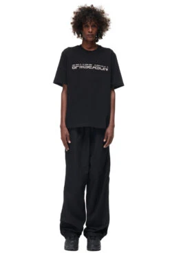 TILES T-SHIRT BLACK(Logo T Shirt Black)