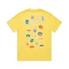 BANANA STICKER TEE YELLOW(Banana Sticker Tee Yellow)