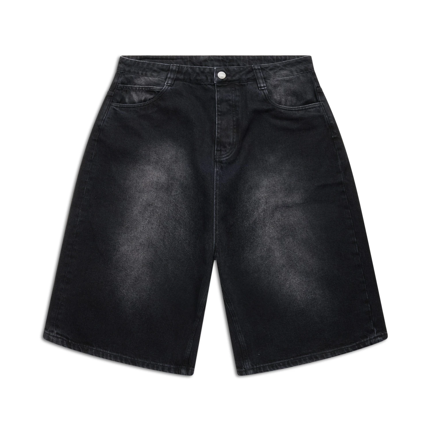 WASHED DENIM SHORTS BLACK(Washed Denim Shorts Black) 3 WASHED DENIM SHORTS BLACK(Washed Denim Shorts Black)