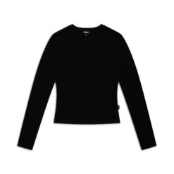 WMNS LONGSLEEVE BLACK(Wmns Longsleeve Black)
