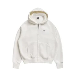ZIP HOODIE COCONUT WHITE(Zip Hoodie Coconut White)
