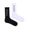COLLEGE SOCKS BLACK WHITE(College Socks Black White)