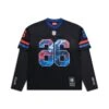 NFL LAYERED MESH LONGSLEEVE BLACK(Nfl Double Longsleeve Black) -6PM Store 6PM NFL Jersey grey 6