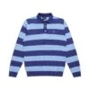 LS STRIPED POLO BLUE(Ls Striped Polo Blue)