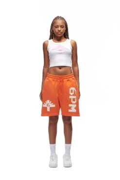 LOGO SHORTS ORANGE(Logo Shorts Orange) -6PM Store 6PM vVERTABRAE Look 07 Sweatshorts Female orange 0249