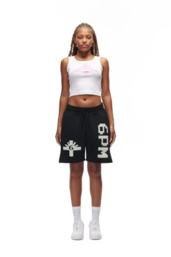 LOGO SHORTS BLACK(Logo Shorts Black) 11 LOGO SHORTS BLACK(Logo Shorts Black) -6PM Store 6PM vVERTABRAE Look 08 Sweatshorts Female black 0297
