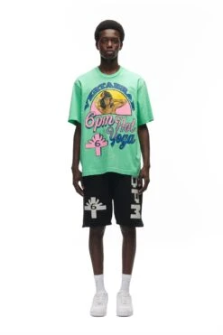 HOT YOGA T-SHIRT GREEN(Hot Yoga T Shirt Green)