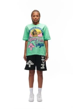 HOT YOGA T-SHIRT GREEN(Hot Yoga T Shirt Green) 11 HOT YOGA T-SHIRT GREEN(Hot Yoga T Shirt Green) -6PM Store 6PM vVERTABRAE Look 15 Tshirt Female mint 0421