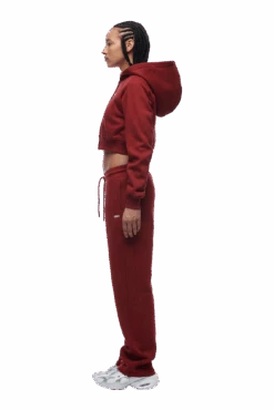 WMNS CROPPED ZIP HOODIE WINE RED(Wmns Cropped Zip Hoodie Wine Red) -6PM Store 6pm png 0077 2025 07 14 6PM ECOM LOOK 08 0303