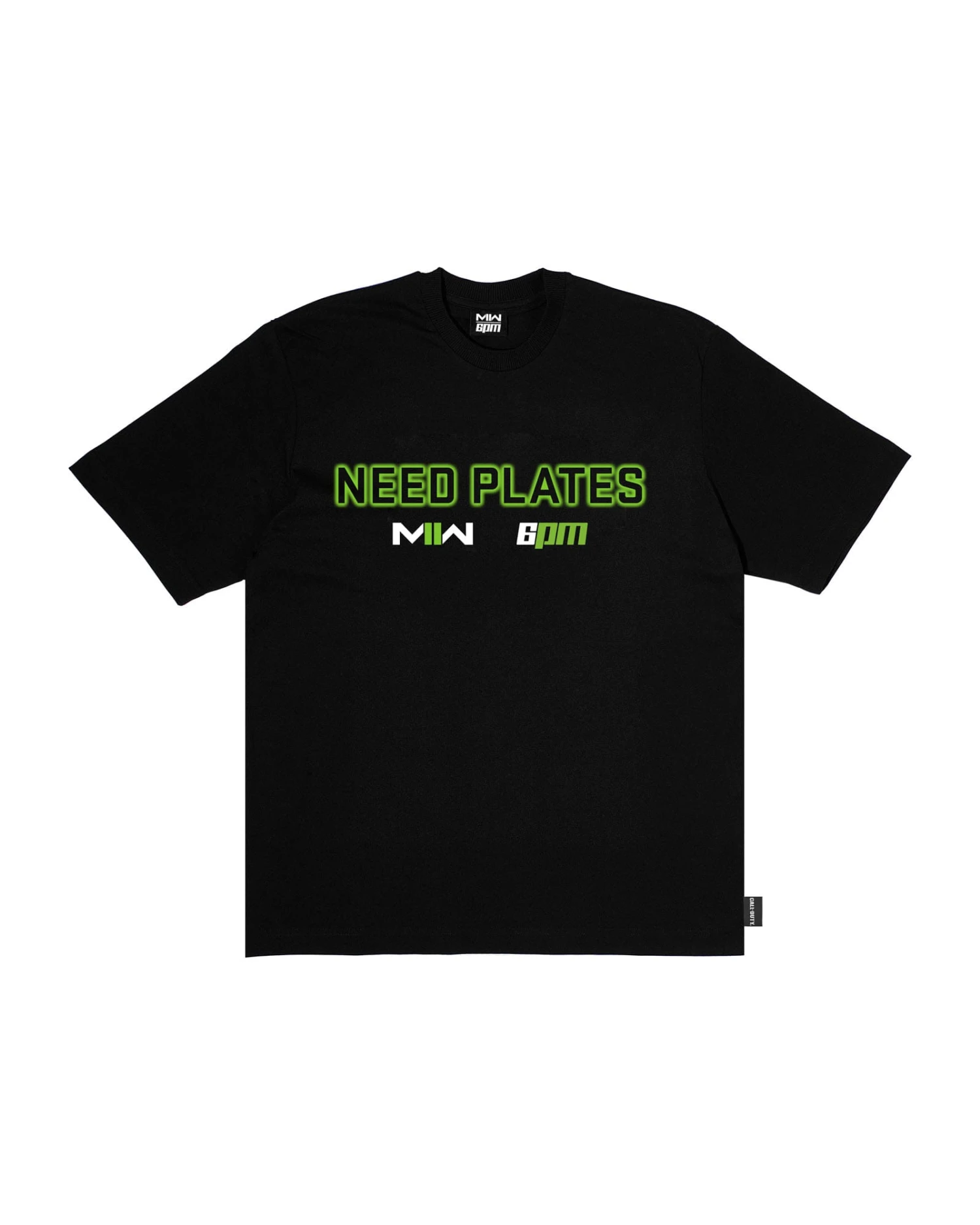 NEED PLATES T-SHIRT BLACK(Need Plates T Shirt Black) 3 NEED PLATES T-SHIRT BLACK(Need Plates T Shirt Black)