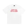 THANK YOU T-SHIRT WHITE(Tshirt Thank You White) -6PM Store Tee7