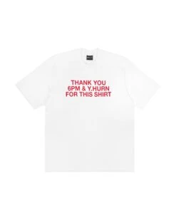 THANK YOU T-SHIRT WHITE(Tshirt Thank You White)