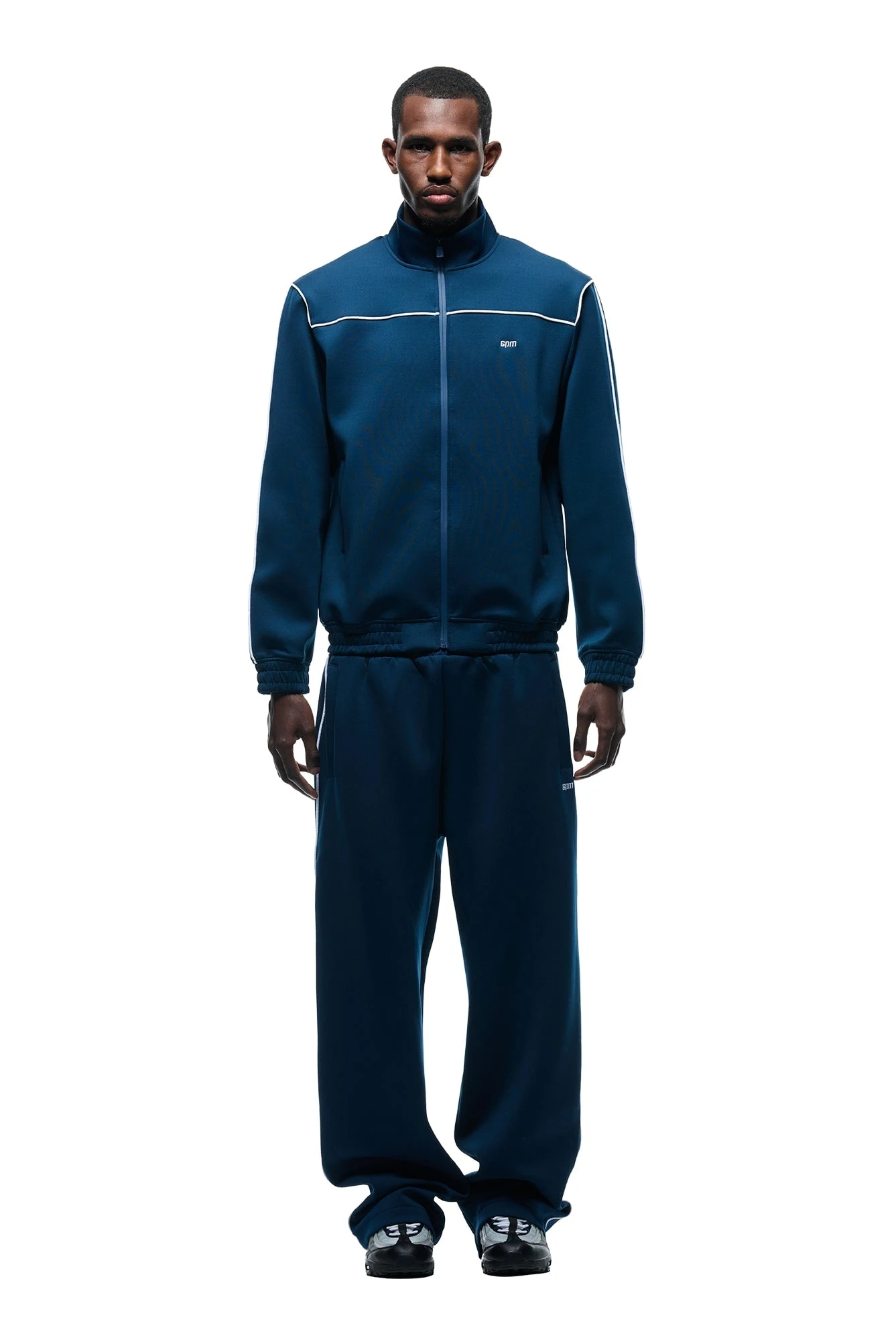 NEOPRENE TRACK JACKET NAVY(Track Jacket Interlock Navy) 3 NEOPRENE TRACK JACKET NAVY(Track Jacket Interlock Navy)