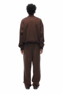 CREWNECK CHOCOLATE BROWN(23n04 1200 907 Crewn) -6PM Store crewneck brown 3 min