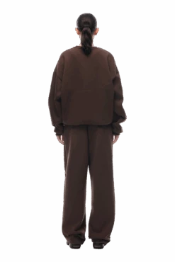 CREWNECK CHOCOLATE BROWN(23n04 1200 907 Crewn) -6PM Store crewneck brown 6 min