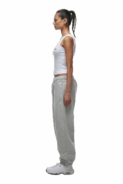 CUFF JOGGER GREY MELANGE(Cuff Jogger Grey Melange) -6PM Store cuffed jogger melange grey5 min