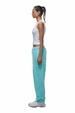 CUFF JOGGER TURQUOISE(Cuff Jogger Turquoise) -6PM Store cuffed jogger tiffany5 min