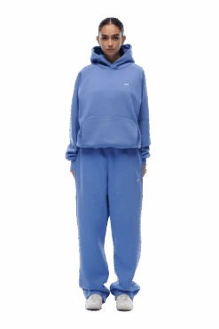 HOODIE PERSIAN BLUE(23n05 1100 359 Hlogo) -6PM Store hoodie persian blue 4 min