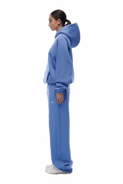 HOODIE PERSIAN BLUE(23n05 1100 359 Hlogo) -6PM Store hoodie persian blue 5 min