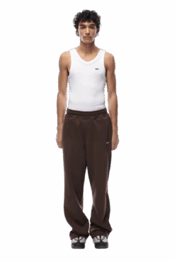 OPEN LEG JOGGER CHOCOLATE BROWN(23n05 2110 907 Swpol) -6PM Store open leg brown 1 min