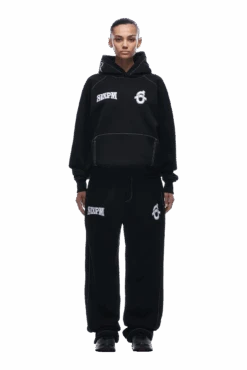 ICONS HOODIE BLACK(Icons Hoodie Black) -6PM Store tr icon hoodie black5 min