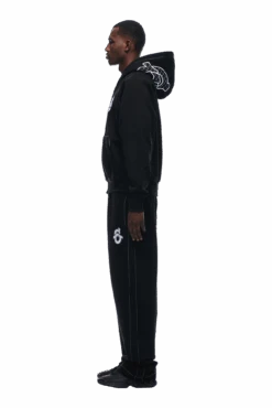 ICONS ZIP HOODIE BLACK(Icons Zip Hoodie Black) -6PM Store tr icon zip hoodie black2 min