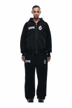 ICONS ZIP HOODIE BLACK(Icons Zip Hoodie Black) -6PM Store tr icon zip hoodie black5 min
