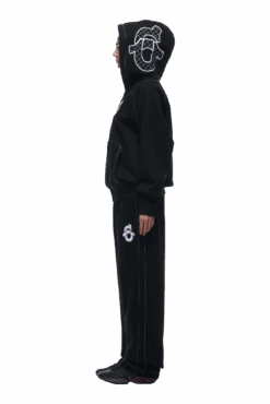 ICONS ZIP HOODIE BLACK(Icons Zip Hoodie Black) -6PM Store tr icon zip hoodie black7 min