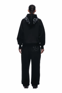 ICONS ZIP HOODIE BLACK(Icons Zip Hoodie Black) -6PM Store tr icon zip hoodie black8 min